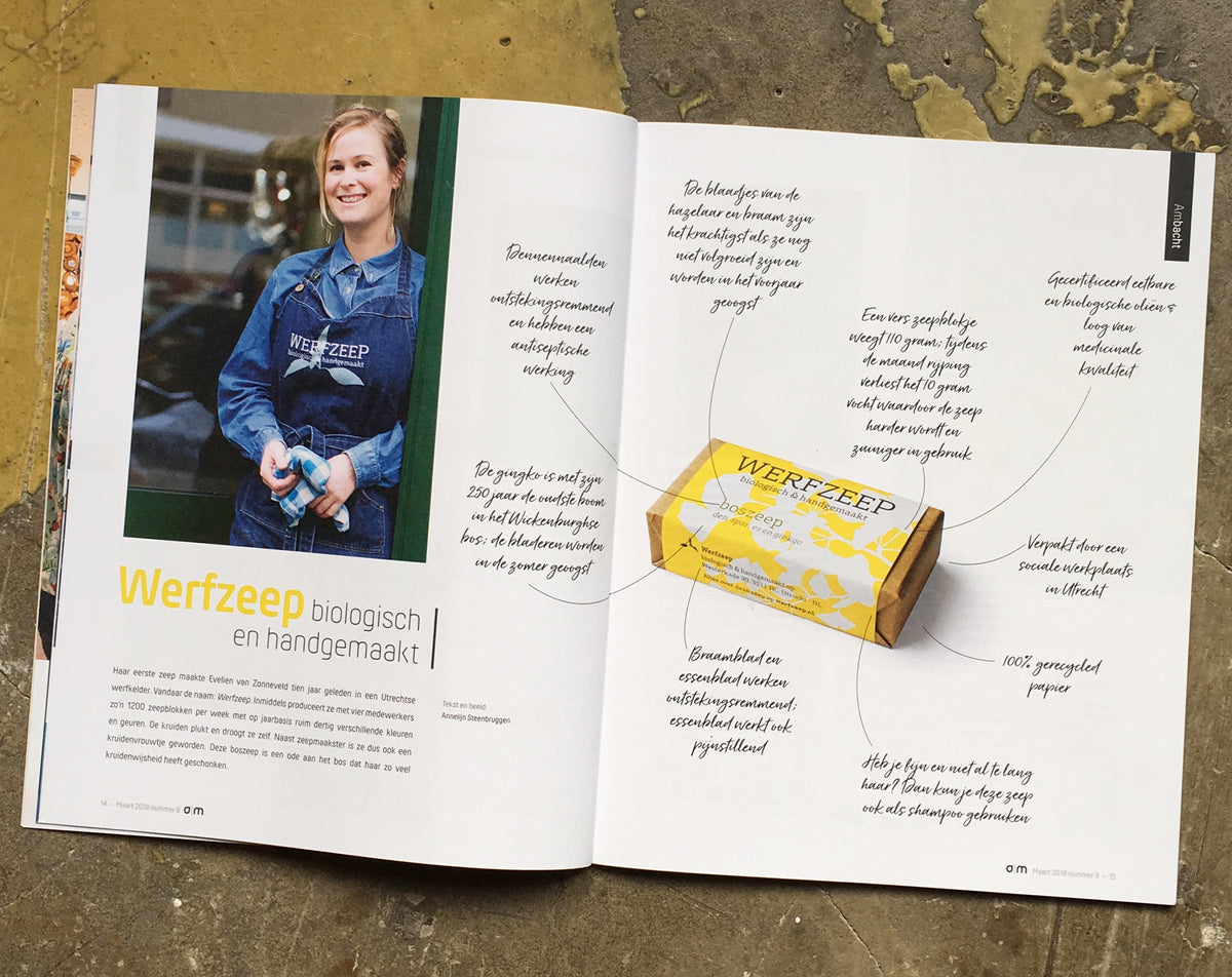 Onze zeep in Antroposofie Magazine