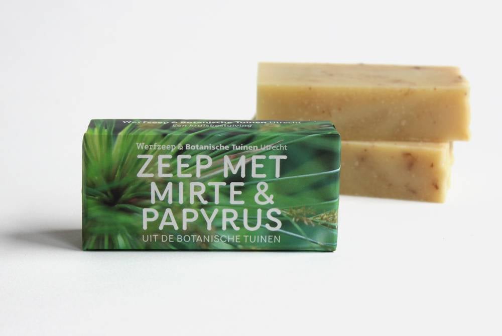 Botanische Tuinenzeep nr. 1 - mirte & papyrus
