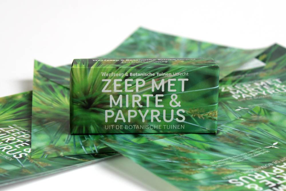 Botanische Tuinenzeep nr. 1 - mirte & papyrus